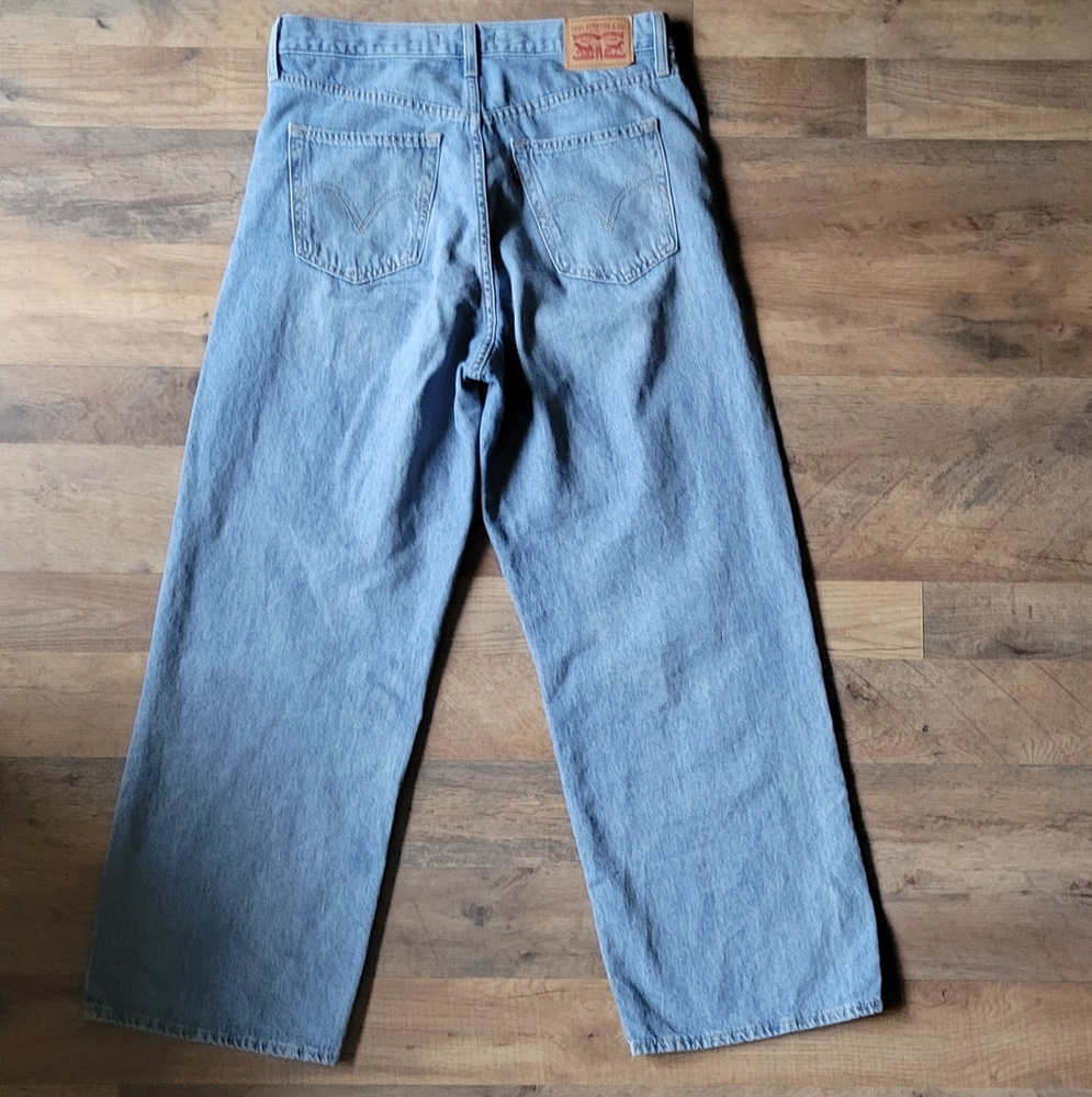 Levi's High Waisted Straight Leg Jeans Waist 30 - Picture 4 of 8